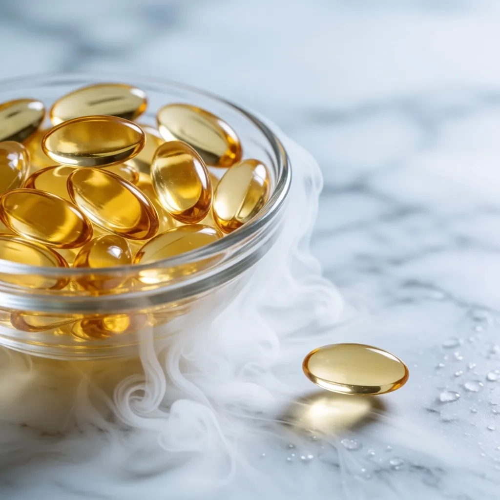 Nitrogen-protected softgels